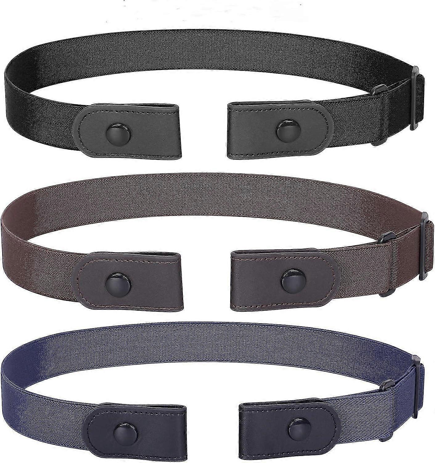 3pcs Invisible Stretch Belt - Elastic And Convenient For Everyday Wear