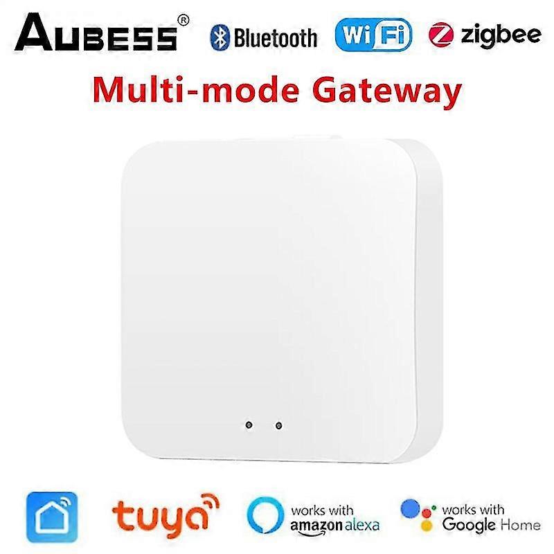 2024 Tuya Smart Gateway Hub Multi-mode WiFi Bluetooth Zigbee Smart Home Bridge App Wireless