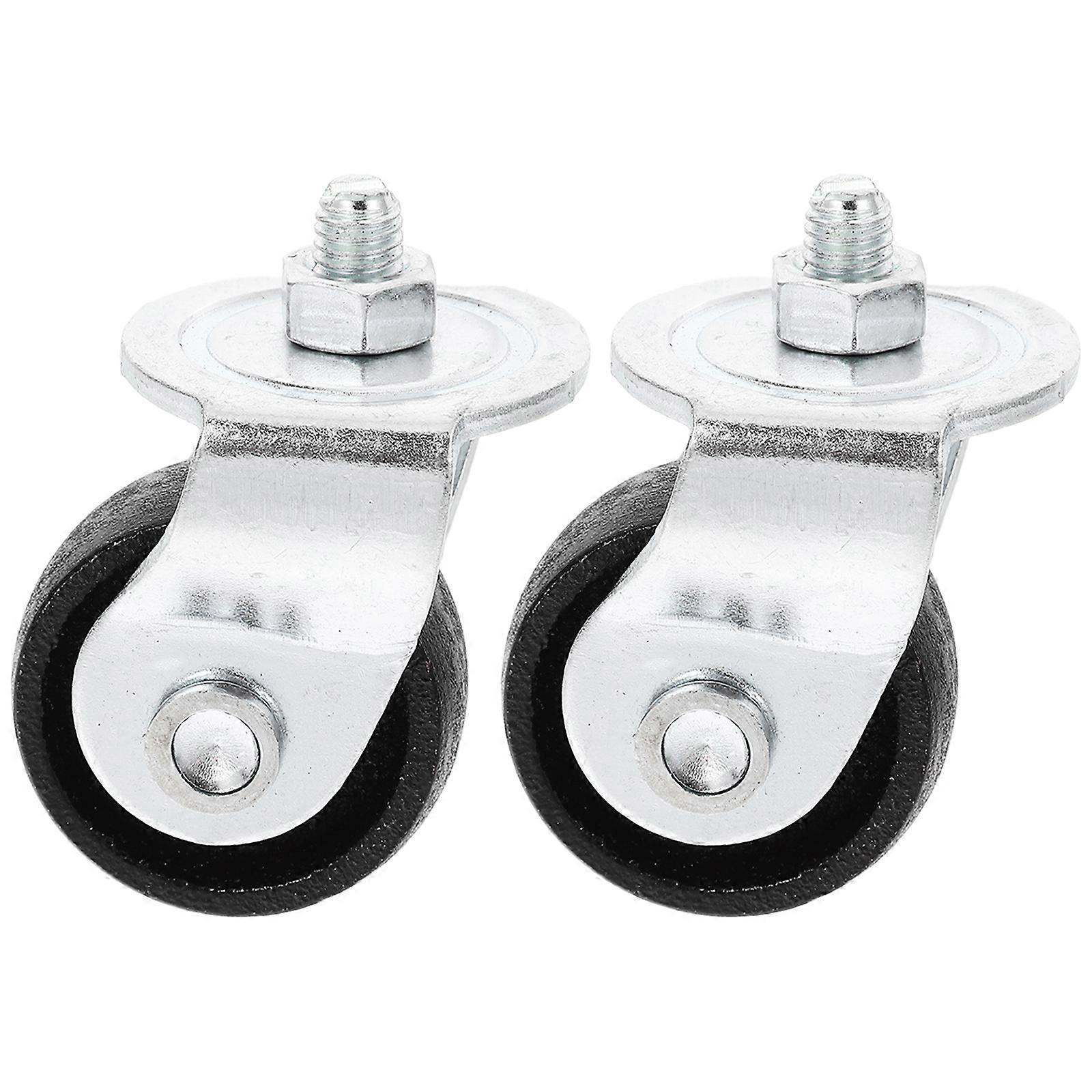 2pcs Jack Caster Wheel Jack Front Wheel Replacement 2 Ton Bearing Wheel Replacement