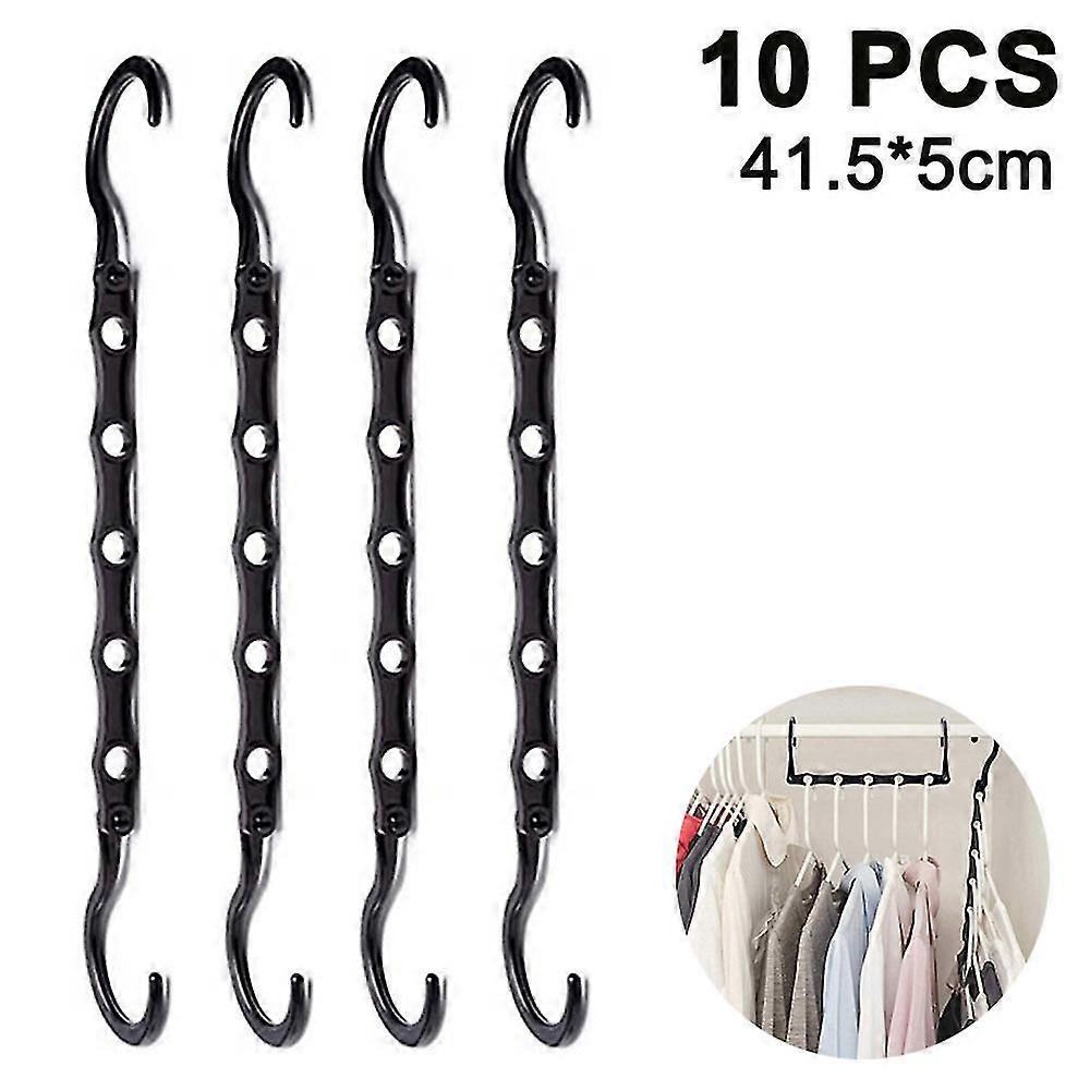10 pcs clothes hanger, plastic, closet, organizer, space-saving