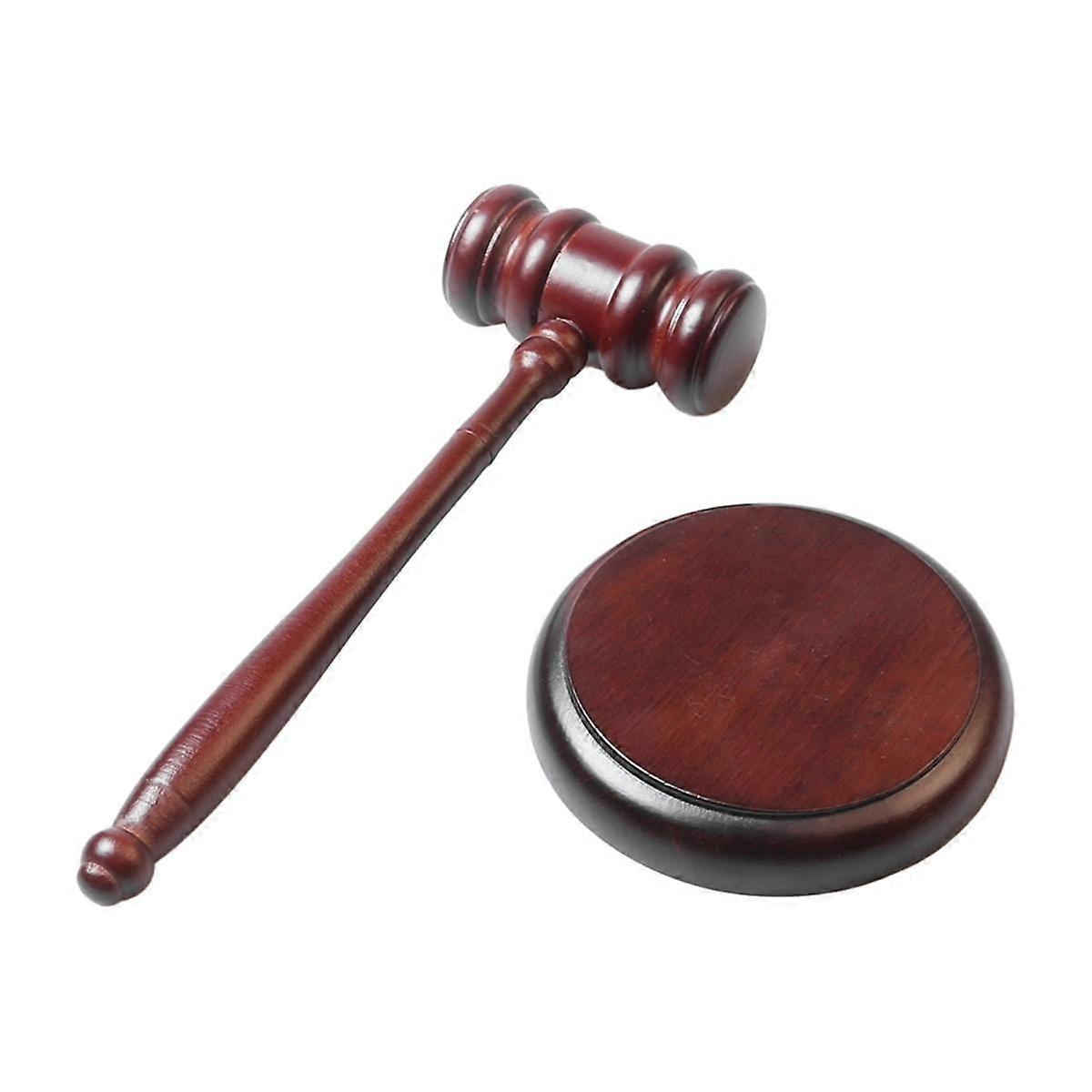 Attorney Decorative Hammer Judge Hammer Wooden Multitool Small Hammer Birthday Gift Christmas Toy Base