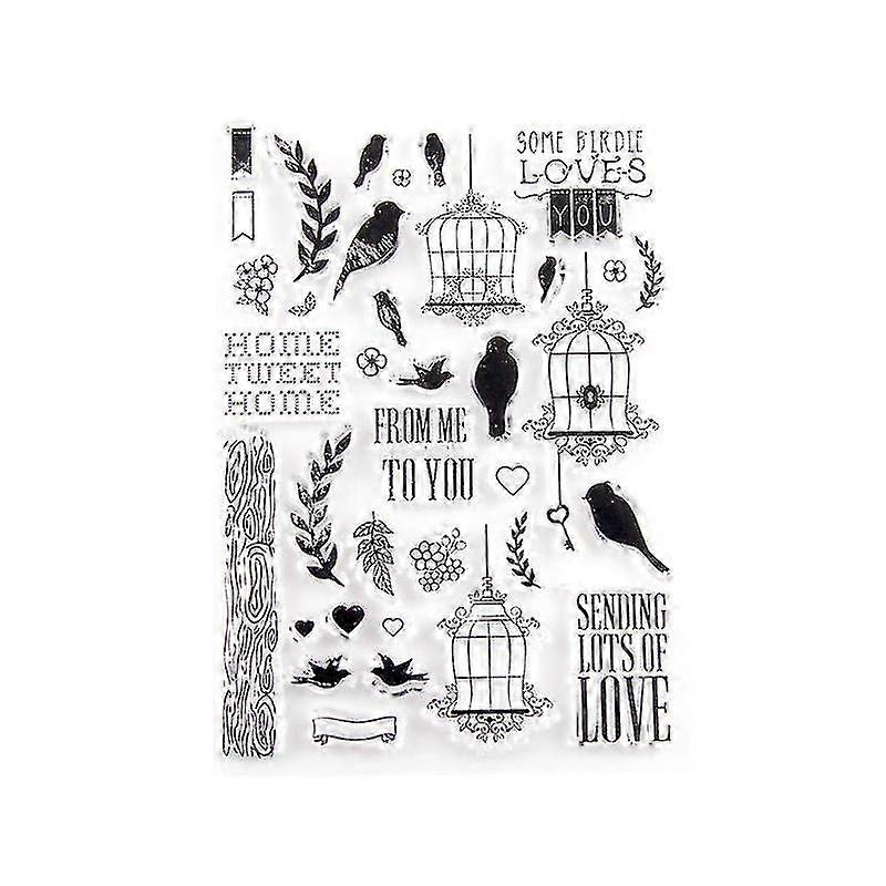1pcs Transparent Stamps For Diary