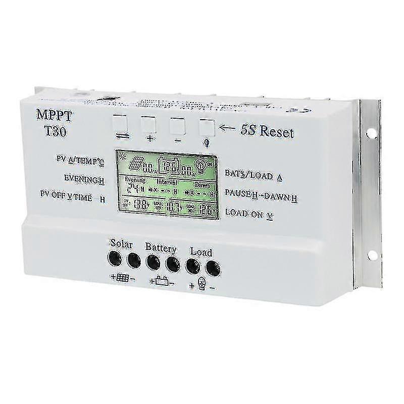 Pwm 12/24v 30a Solar Charge And Discharge Controller