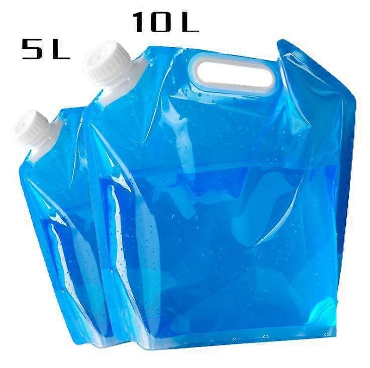 ZKBlue outdoor jugs (2 pcs) collapsible 5 + 10 liters