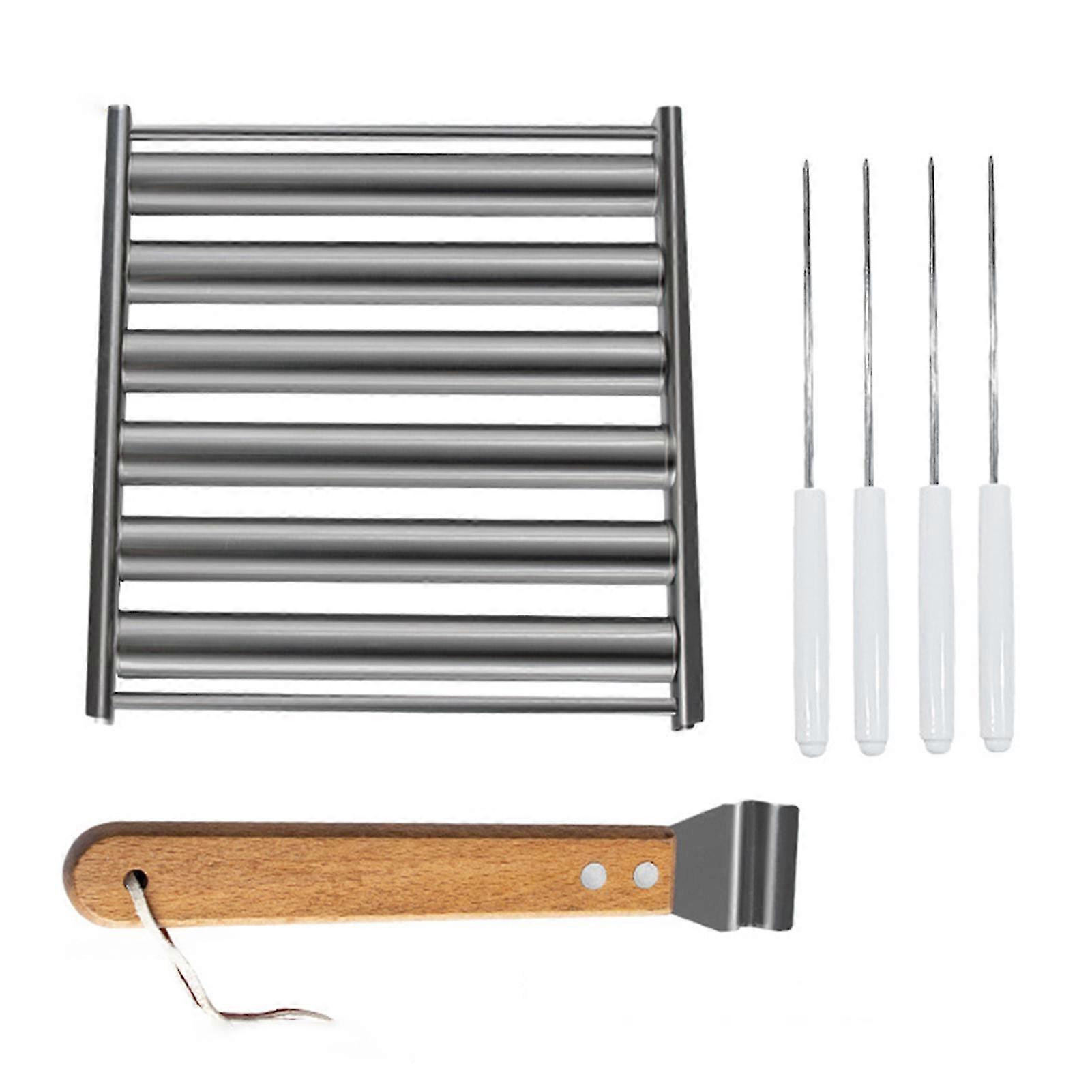 Removable Rolling Griller For Hot Dog Multi-purpose Portable Sausage Roast Rack For Family Gatherings