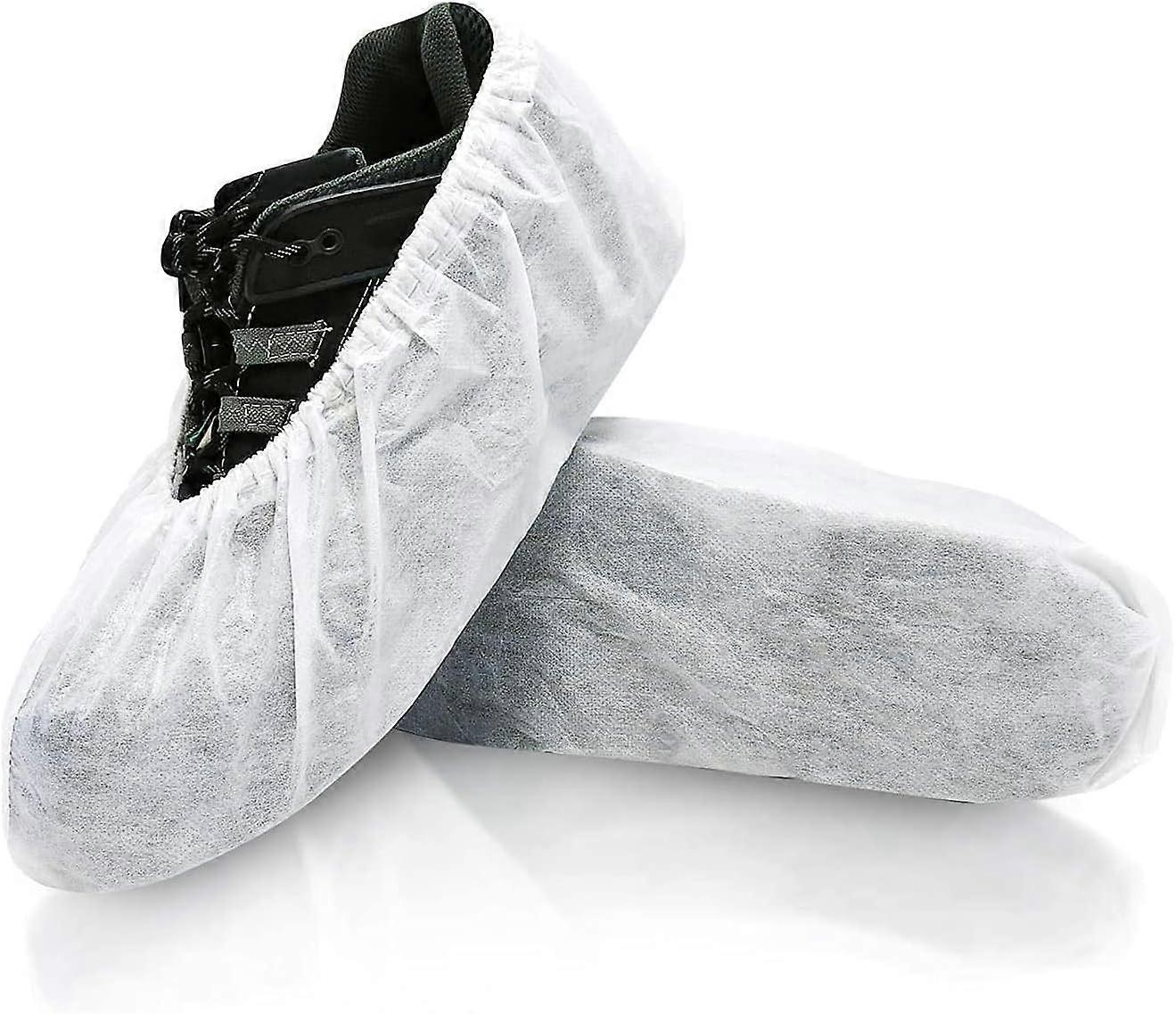 Disposable Shoe Covers for Rain - 100Pcs Shoe Protector Medical Boot Cover Rain Shoes Sneaker Bottom Protector - Non Slip Shoe Covers Walking Boot Cov