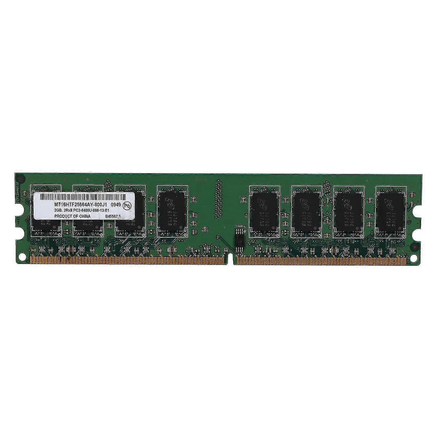 2gb Desktop Ddr2 Ram Memory 800mhz 2rx8 Dimm Pc2-6400u High Performance For Intel Amd Mboard