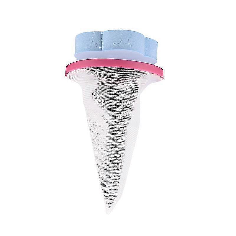 Floating Washing Machine Mesh Laundry Bag Filtering Mesh Hair Removal Pouch(color:blue)