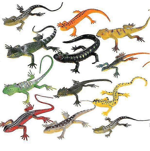 Lizard Toy Artificial Model Reptile Lizard Colorful Plastic Lizard Toys