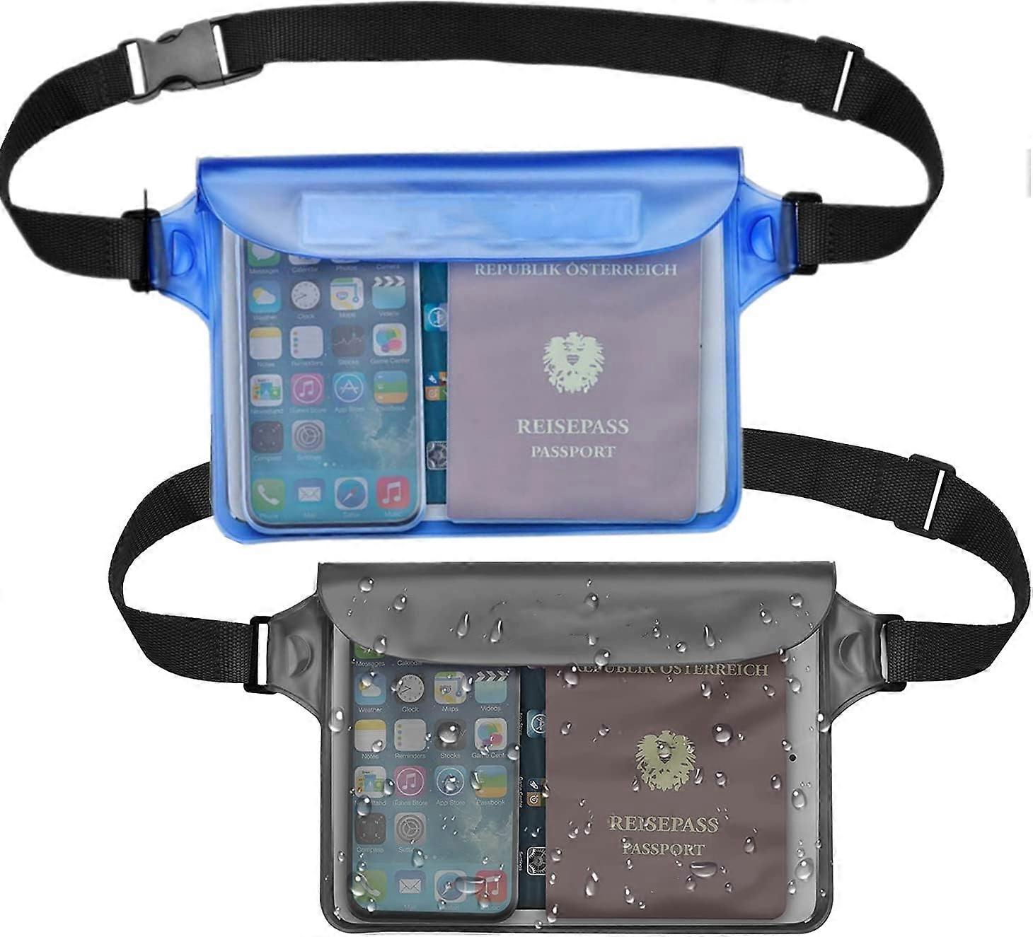Waterproof Pouch with Waist Strap Beach Accessories Best Way to Keep Your Phone and Valuables Safe and Dry Perfect for Boating Swimming Snorkeling Ka
