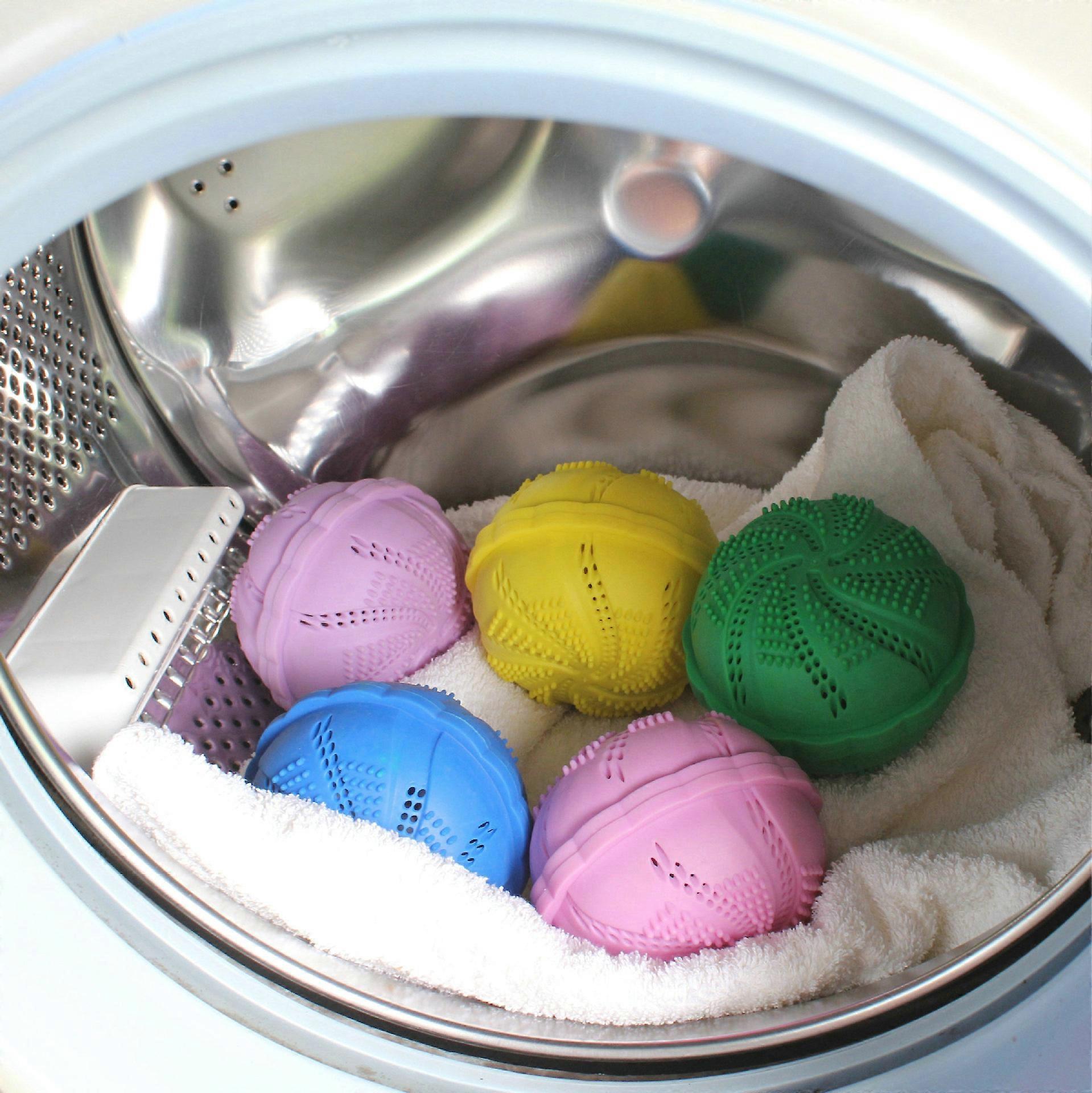 Two Pieces Plastic Laundry Ball Laundry Ball Multifunctional Magic Laundry Ball
