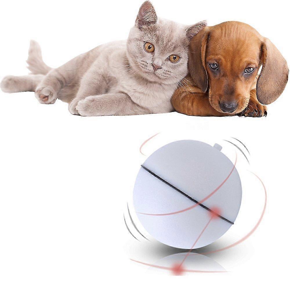 Interactive Cat Toy Ball, 360 Degree Self Rotating Ball Automatic Light Toy Compatible With Pet