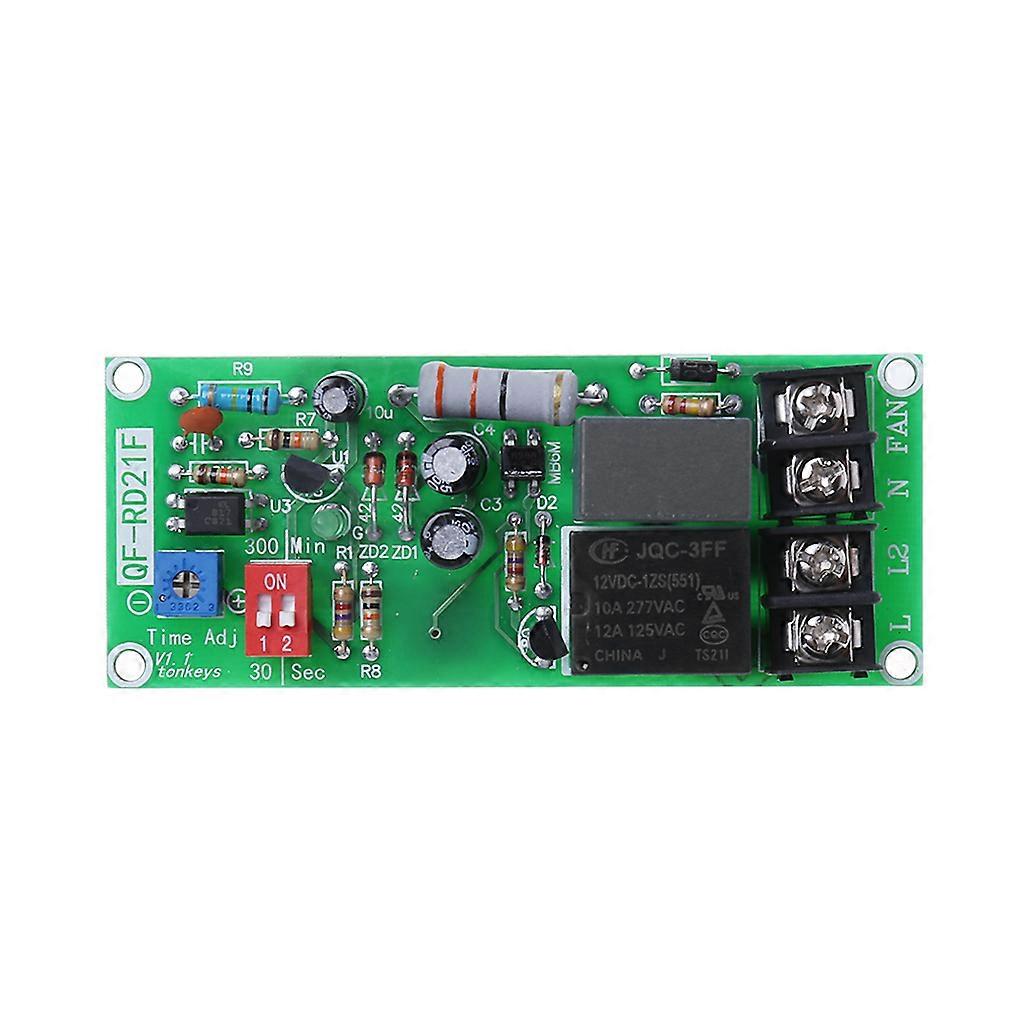 AC100V-220V Adjustable Timer Control Relay Module Turn Off Delay Switch Board Fo