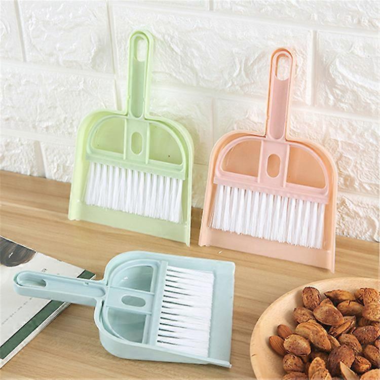3  Pack Mini Hand Broom and Dust Tray