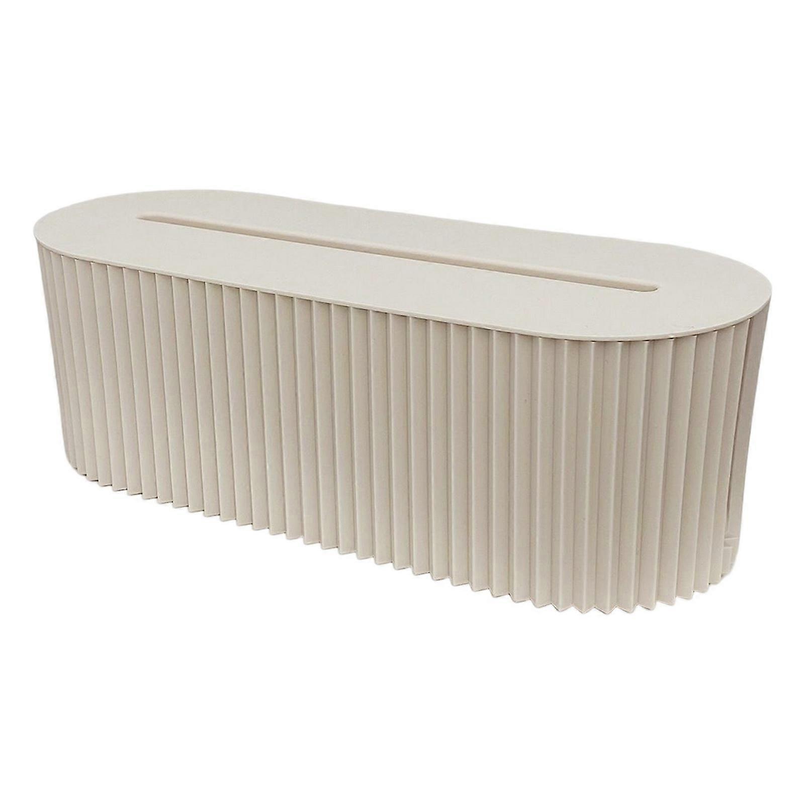 Cable Storage Box Insulation Design Dust-proof with Lid Keep Tidy Living Room Table Cable Management Box Home Supply KAESI