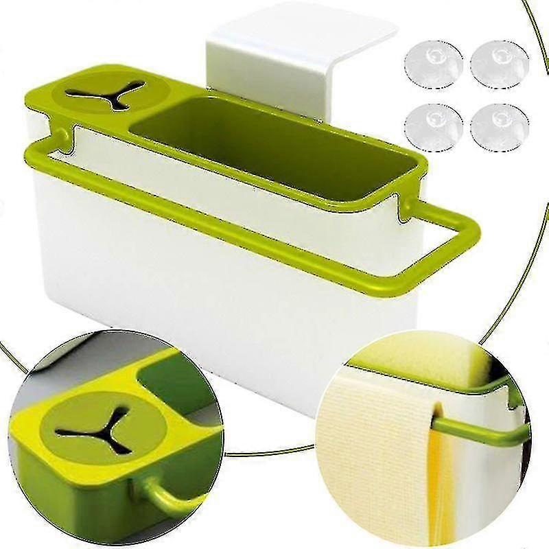 Kitchen Sponge Drainage Rack No Drilling Kitchen Sink Organizer Z22342