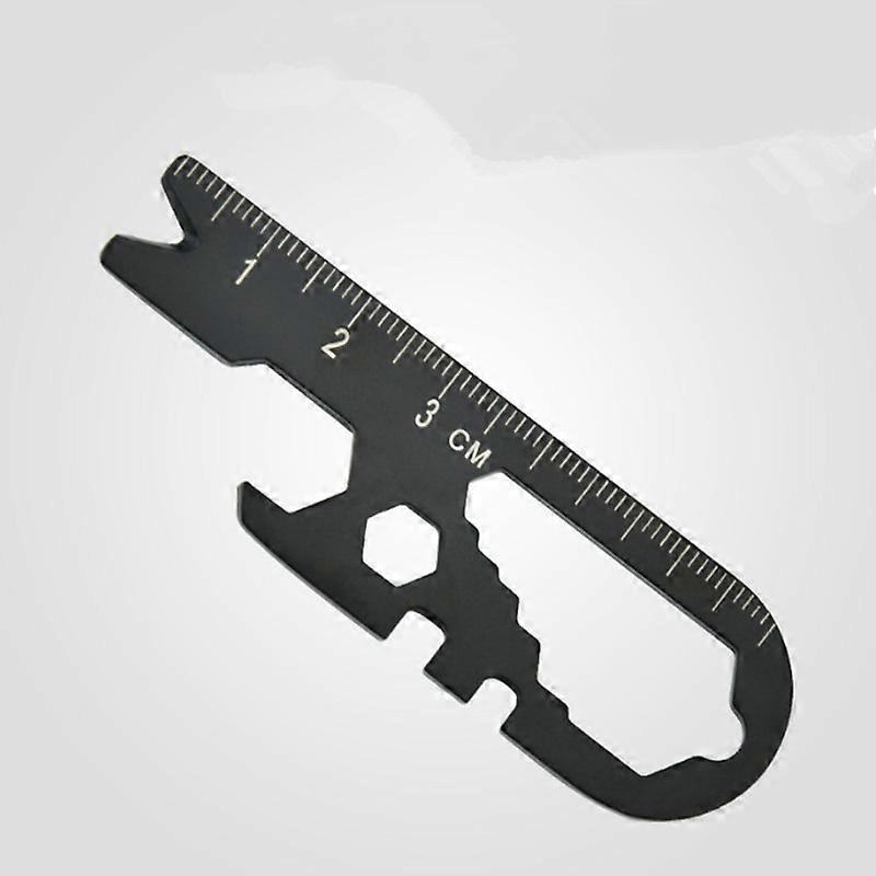 2PACK Portable Multitool, Stainless Steel 6 in-1 Multipurpose Tool, Multipurpose Tool for Screwdriver, Wrench, Ruler, Cool Gadgets for Men