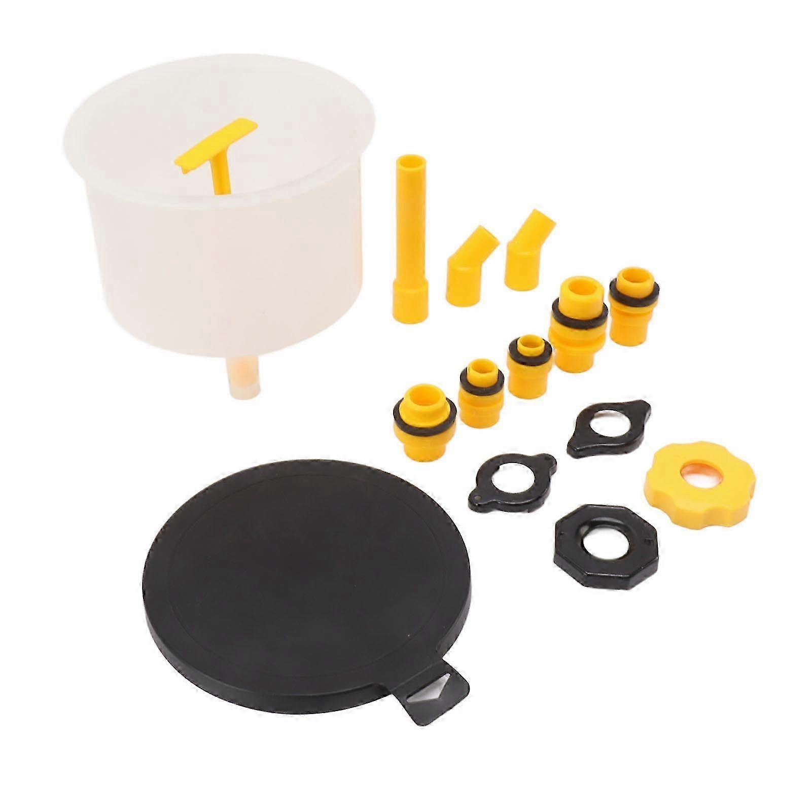 15Pcs Radiator Coolant Filling Funnel Kit Spill Proof Reinforced Design Universal Cooling System Fill Kit