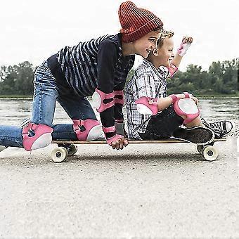 Kit Protection Enfant Bonnet + Genouillères + Coudières – Vélo, Skate, Patin, 5-16 Ans