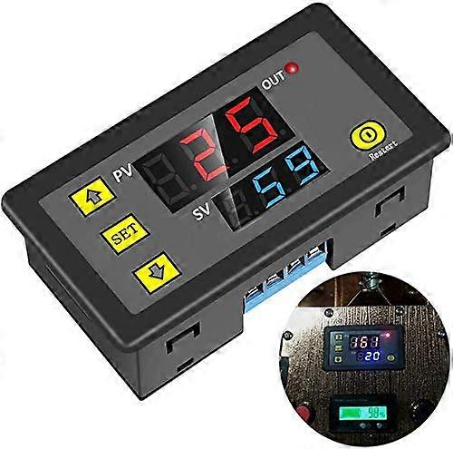 XHX DC 12V 20A Programmable Digital Relay Timer Time Cycle Delay Switch Module