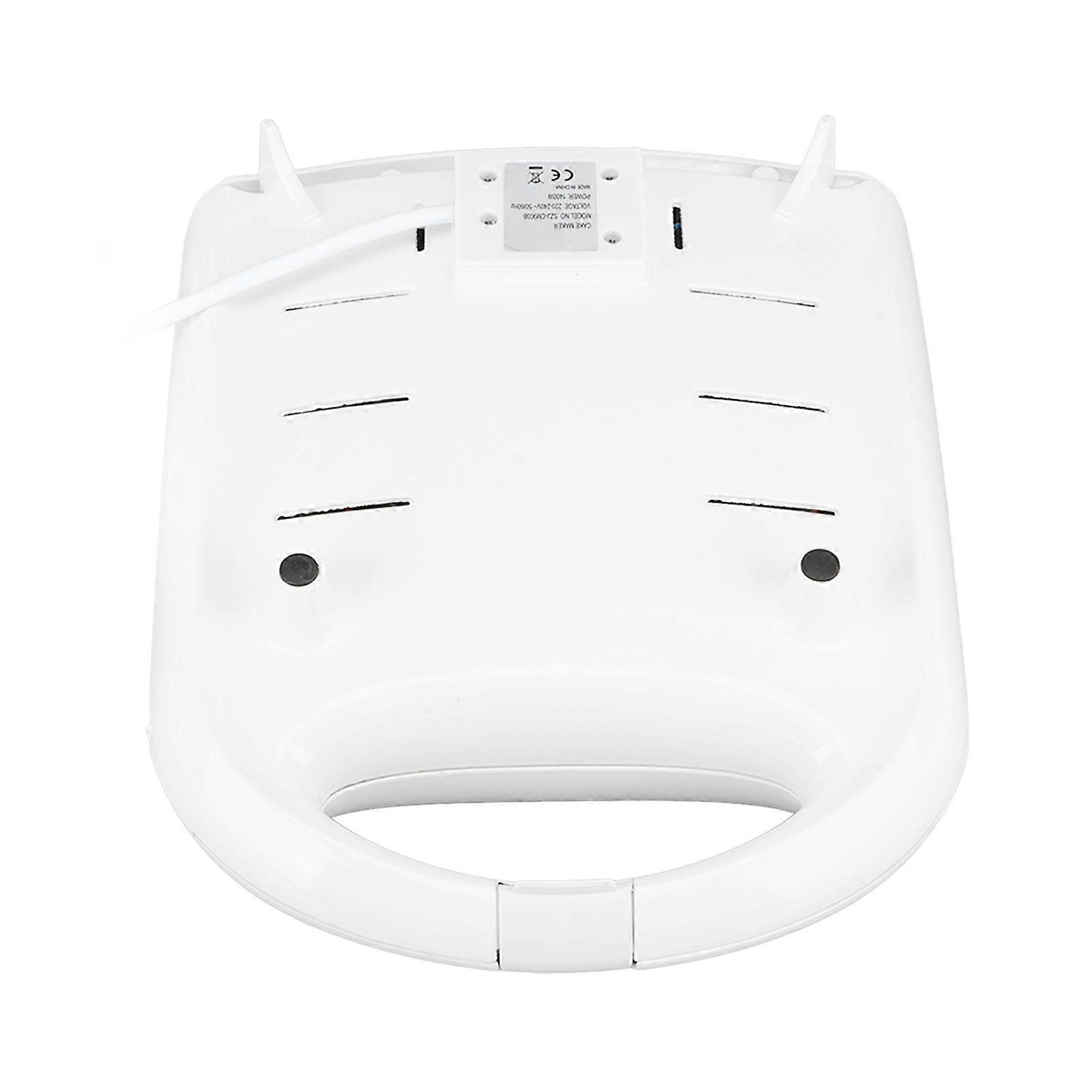 Electric Cookie Pan Double Side Heating Multifunctional Cookie Mold Maker for Home Breakfast White EU Plug 220V