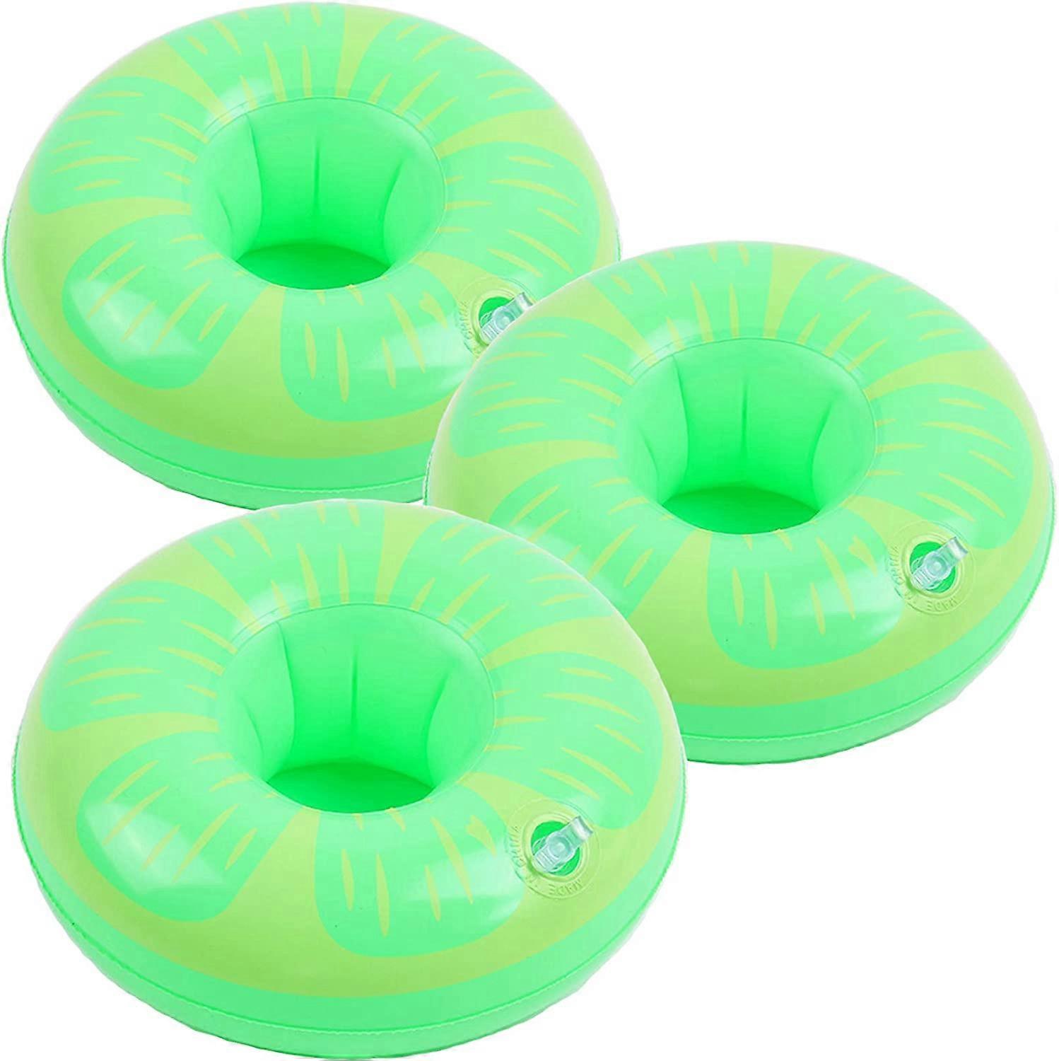 Inflatable Drink Holder 3 Pack Drink Pool Floats Cup Holders for Summer Pool Party, Variety Shape to Choose