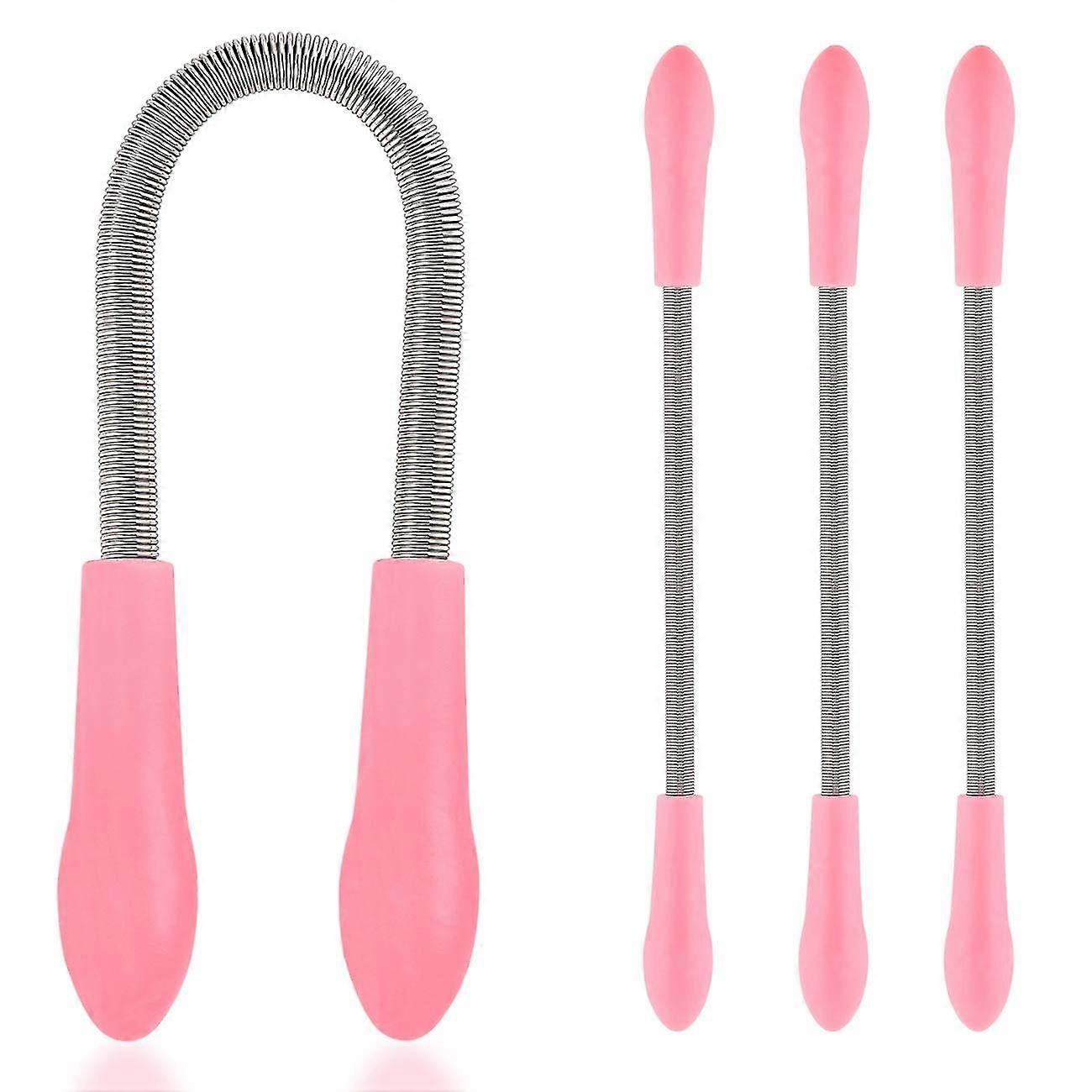 Dames Facial Epilator, Epilator Spring Threading Tool - Roze - 3 Stuks