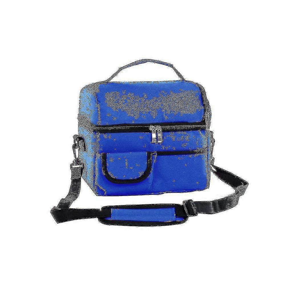 Insulated Lunch Bag Lunch Box Cooler Bag With Shoulder Strap_y