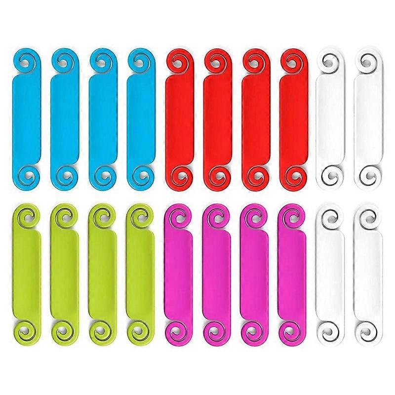 20個のケーブルタグケーブル管理タグマルチカラーケーブルラベルUSBコンピューター電話充電器用コード識別タグ