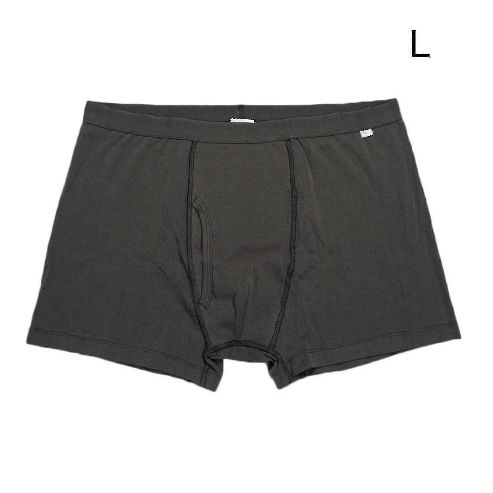 Incontinence Underwear For Men, 100% Cotton Washable Reusable Cotton Breathable Incontinence Underwear