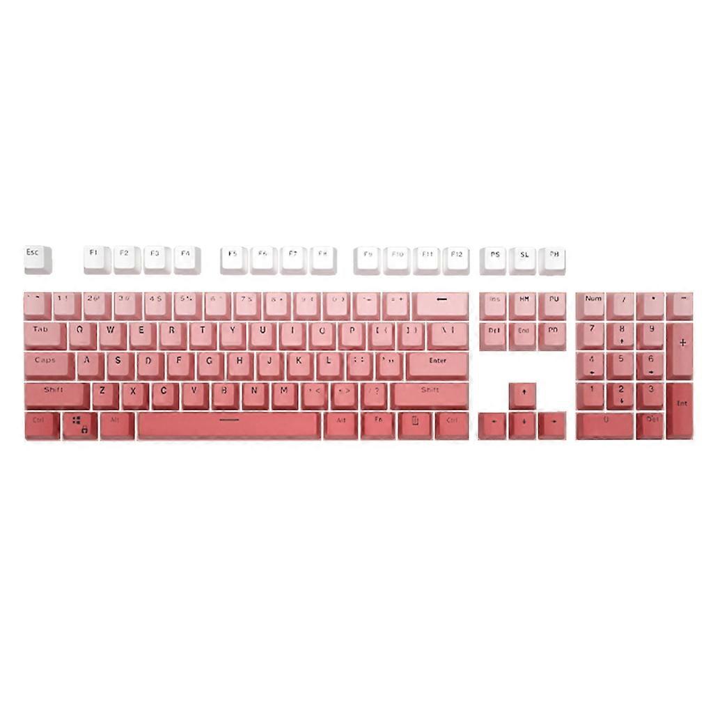 104 Keys Gradient Backlit Keycaps Thick PBT OEM Profile 12mm for MX-Switches