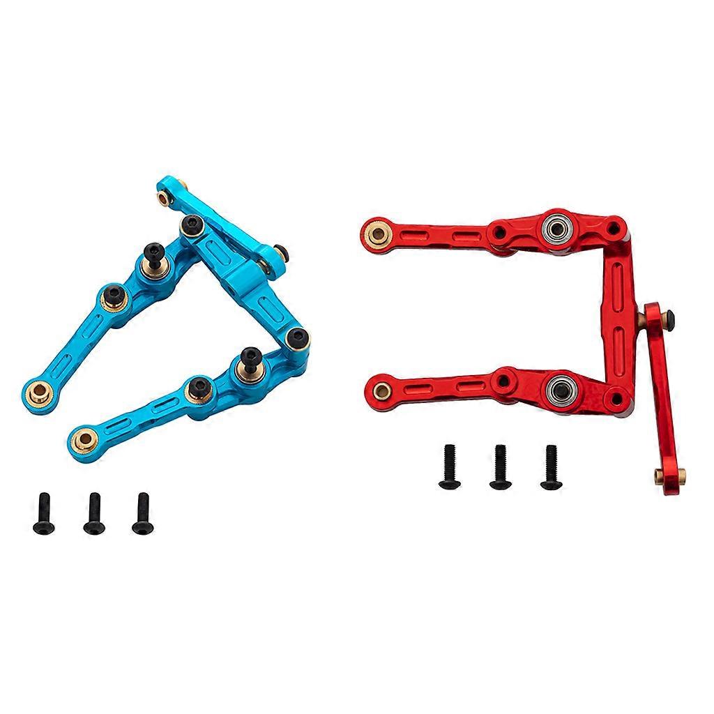 1/10 RC Metal Ball Bearing Steering Set for TTO2 Model Crawler DIY Accessory