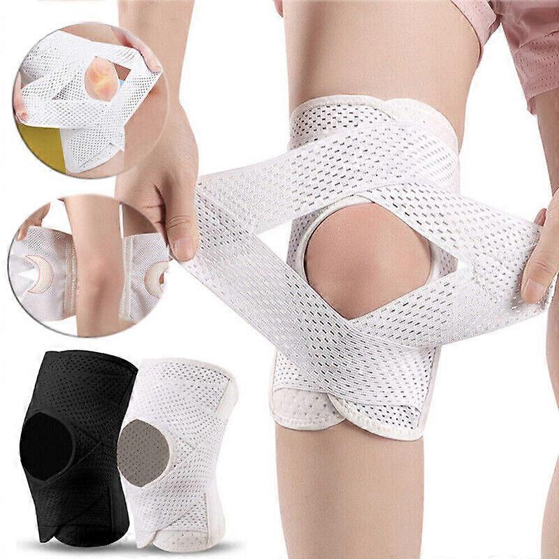 Knæbøjle med sidestabilisatorer lindrer menisk tåresmerter ACL arthritis stropper, 100% nye