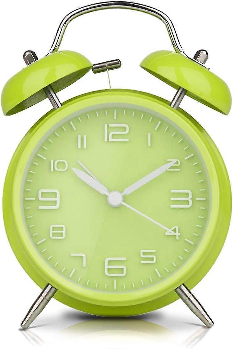 Alarm Clock with Backlight,  Battery Operated  Alarm Clock ,Retro Bell Alarm Clock