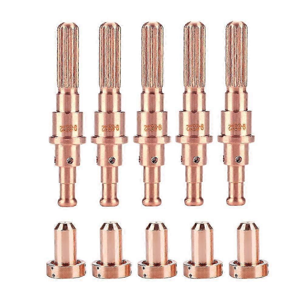 Electrode 5pcs and Nozzle Tips 5pcs for Thermal Dynamics SL60100 Plasma Torch