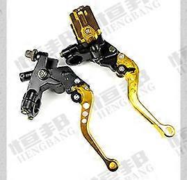 אופנוע הותאם מחדש חלקים מותקנים בלם הידראולי קדמי בלם קדמי משאבה עליונה ראשית ידית סגסוגת אלומיניום CNC מצמדערכות שירות בלם רכב מנוע