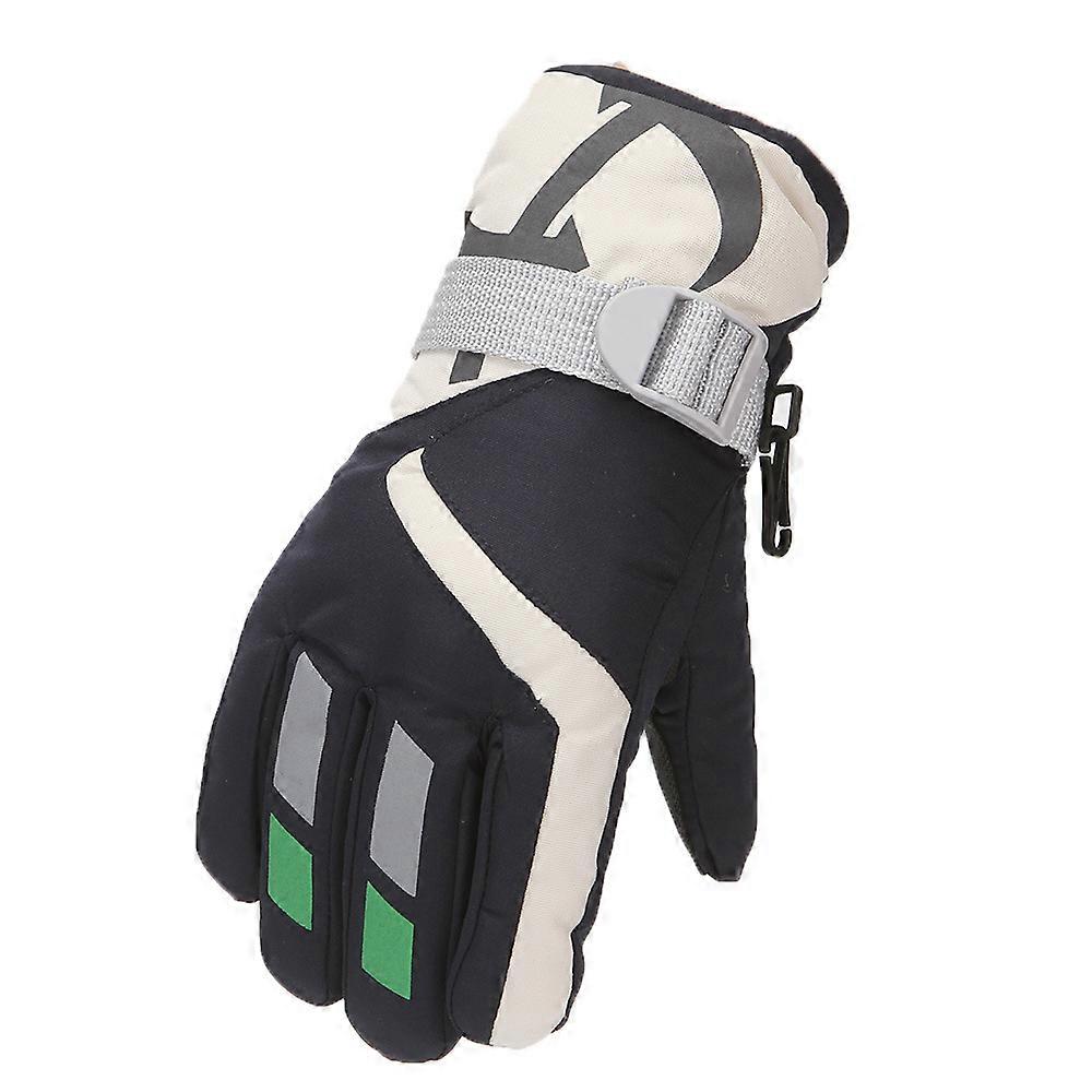 Kids Winter Warm Water-Resistant Gloves for Skiing Snowboarding Cycling Riding Outdoor Activities Children Mittens