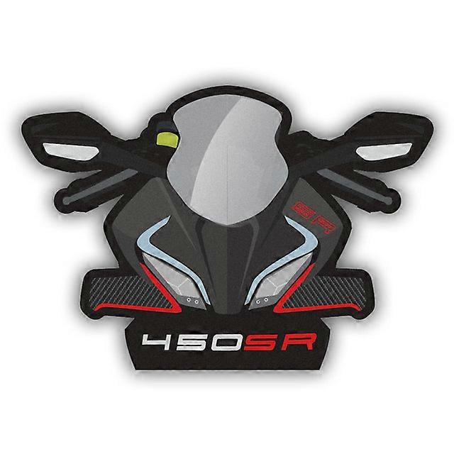 Back Protectors Reflective Motorcycle Front Fairing Sticker Decoration Stripe Decal Accessories Waterproof Head Windshield For CFMOTO 450SR