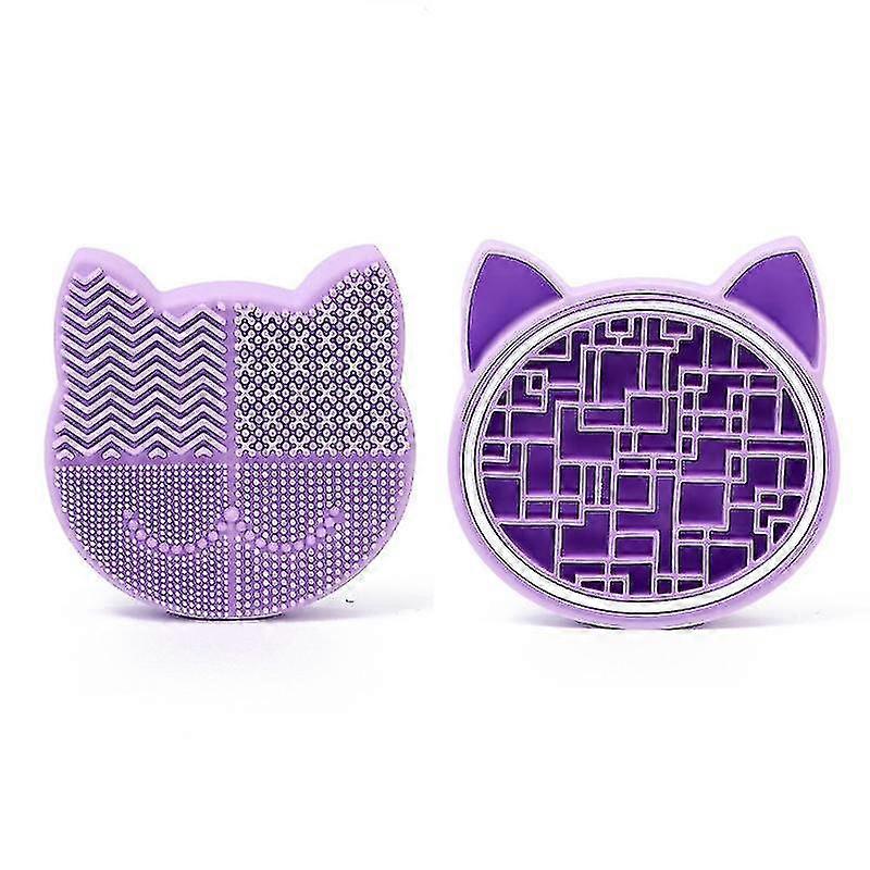 3 In 1 Makeup Brush Cleaning Mat With Drying Holder