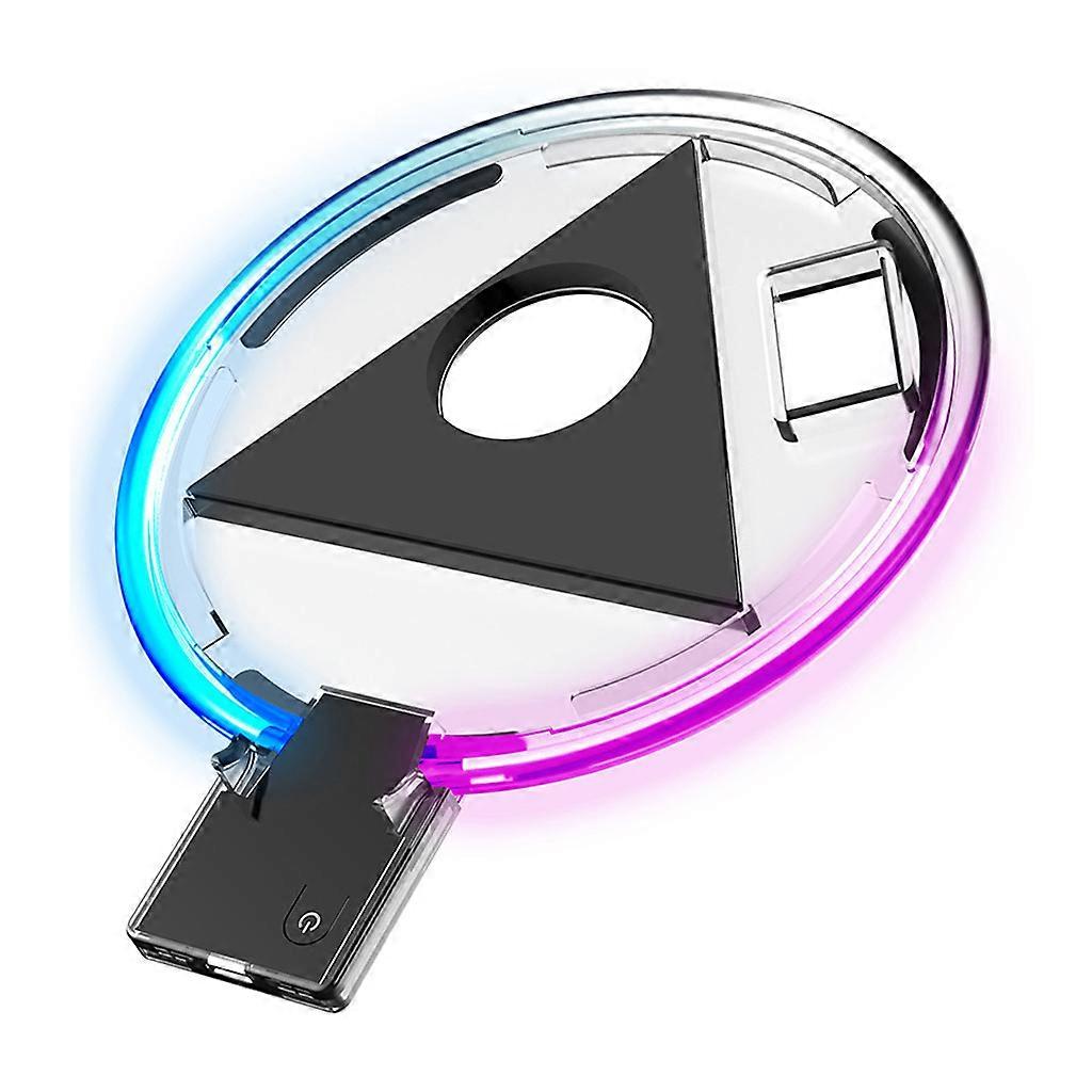 Adjustable RGB Console Stand,LED Atmosphere Light Base for  Game Console