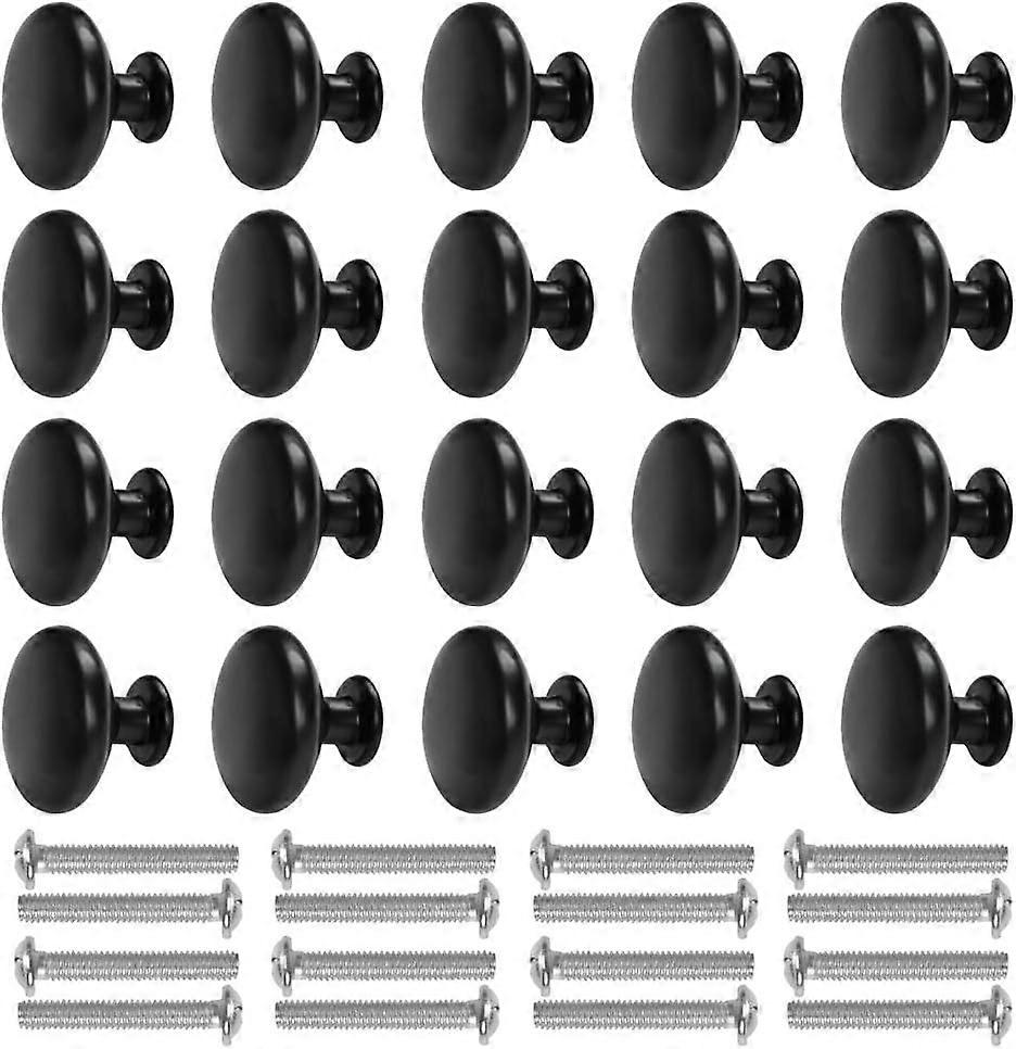 20pcs Vintage Drawer Knobs Door Knobs Pulls Cabinet Knobs for Kitchen Cabinets Bedroom Round Mushroom Handle Cabinet Knobs Single Round Hole with Scre