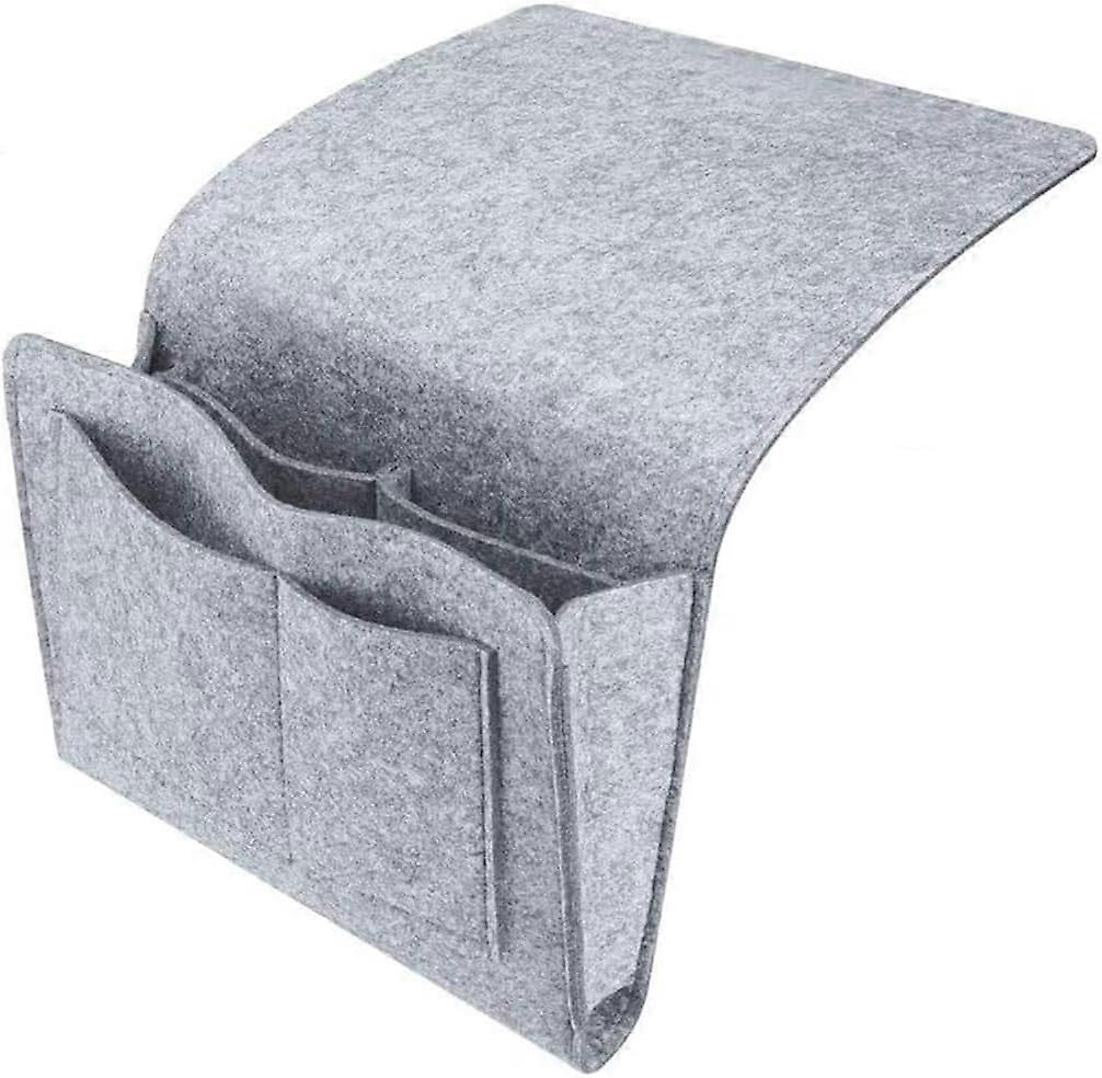 Felt Bedside Storage Hanging, Bedside Storage Pockets Bunk Bed Storage Bag Bedside Organizer Caddy For Room Grey