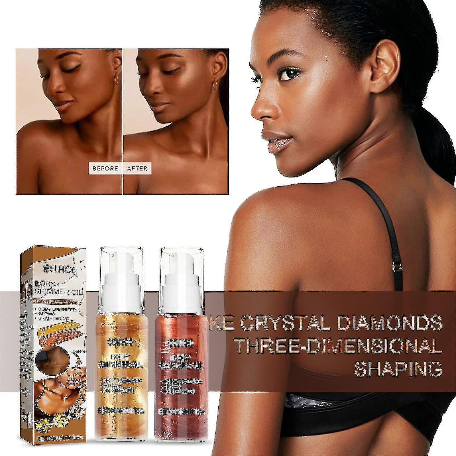 Diamond Skin Glitter Body Face Highlighter Fixing - Eelhoe Brighten Up