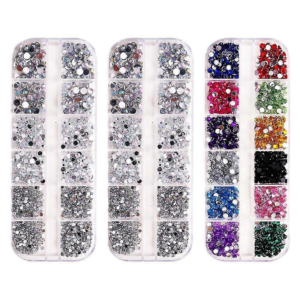 Crystal Nail Art Mixed Flatbacks Rhinestones