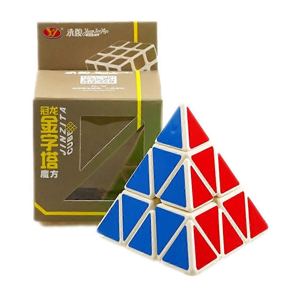 YJ GuanLong 3x3x3 Pyramid Magic Cube Educational 3x3 Speed Cube Kids Toys