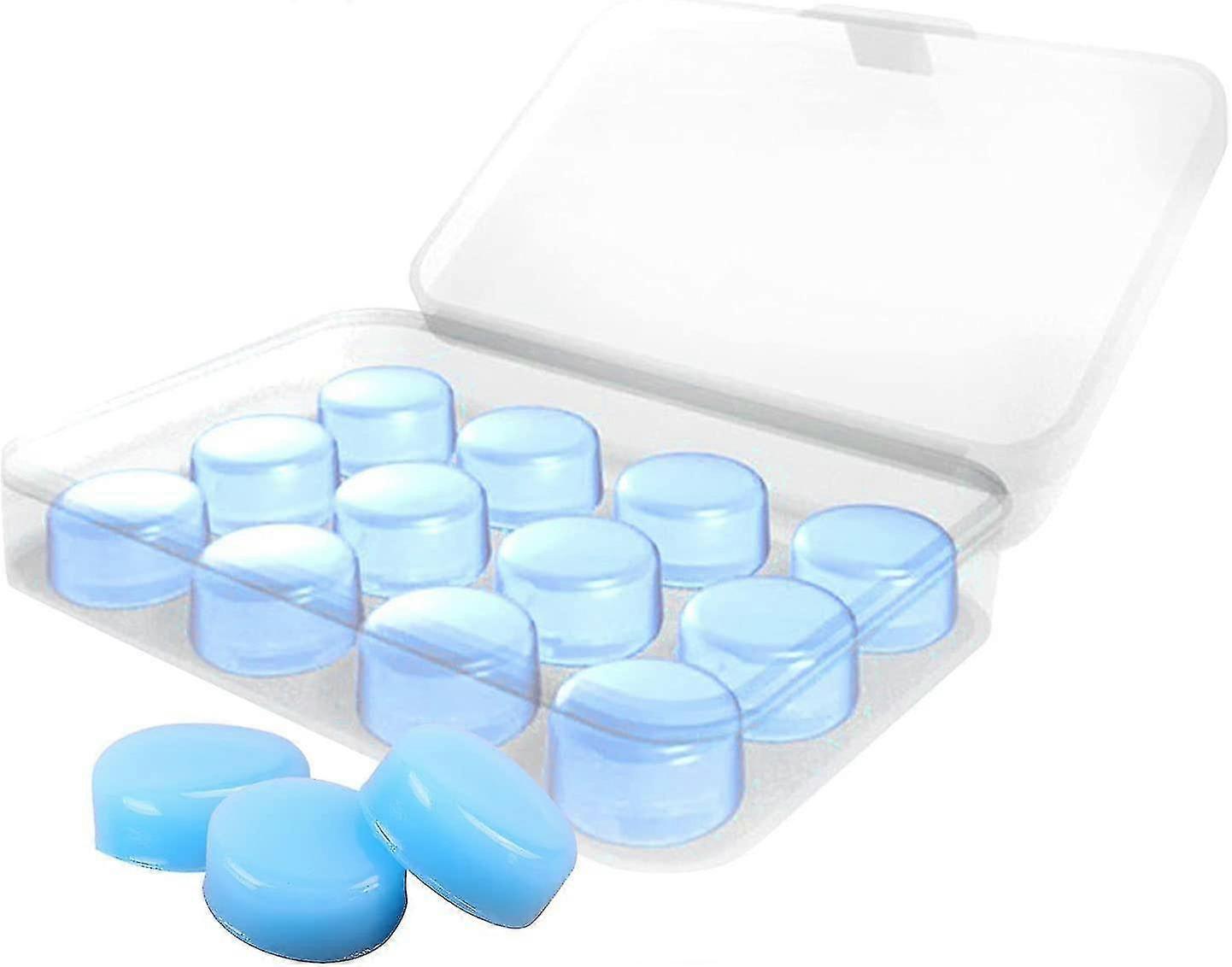 6 Pairs  Gift Waterproof Silicone Earplugs Soft Reusable Moldable