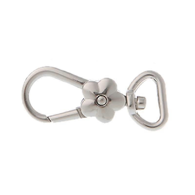 Flower Lobster Clasps Swivel Trigger Clips Snap Hooks Bag Key Rings Keychains