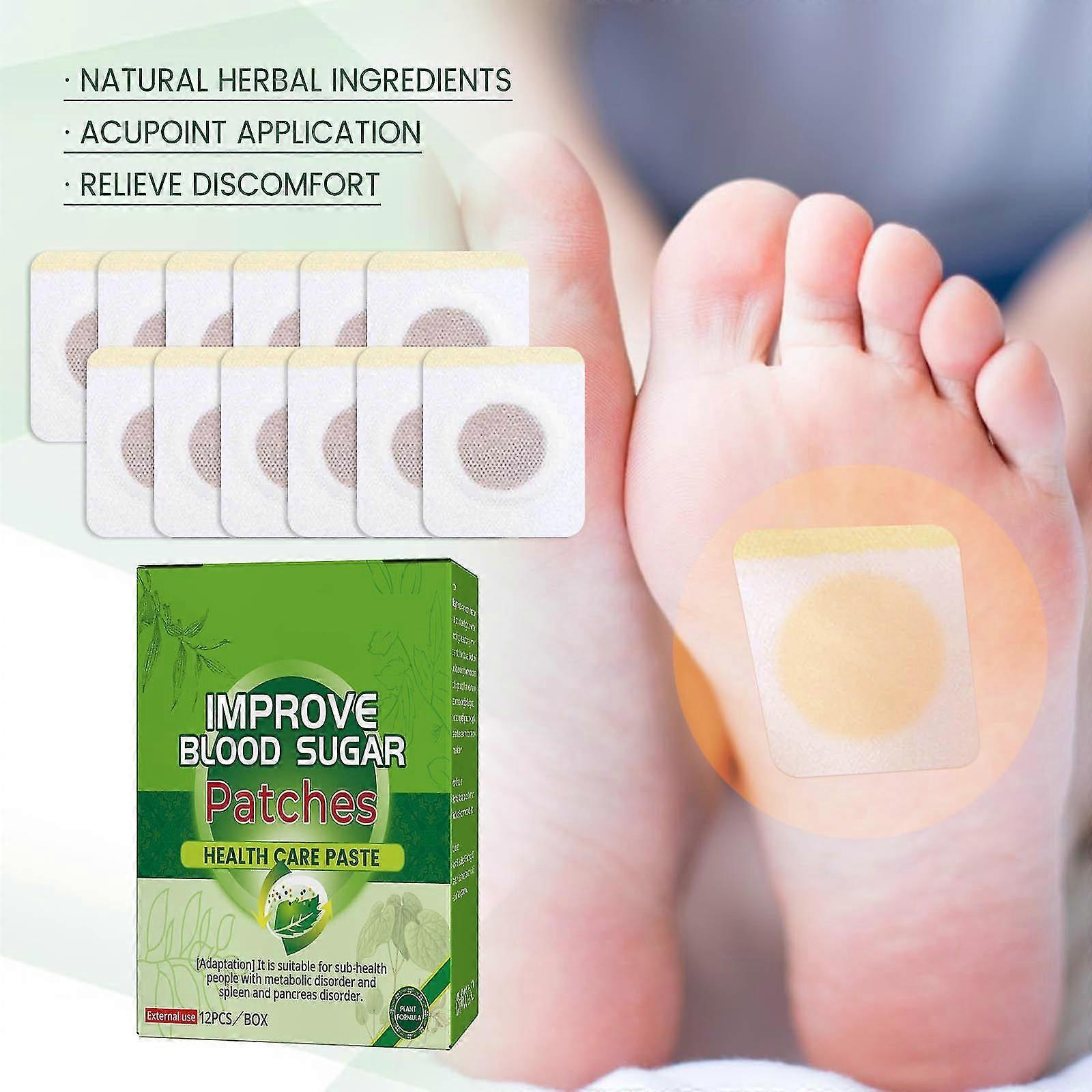 Improve Blood Sugar Patches,personal Care Sugar Reducing Patch To Relieve Dizziness Nausea, Stabilising Health Patch