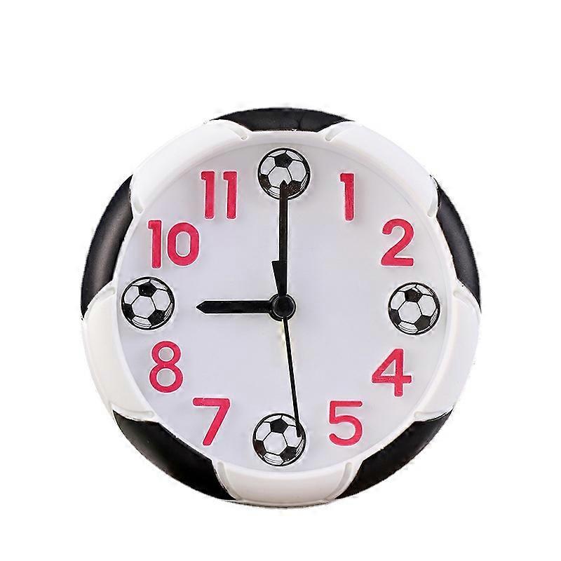 Basketball football shaped alarm clock 3D three-dimensional digital desk clock Cute children's mute clock