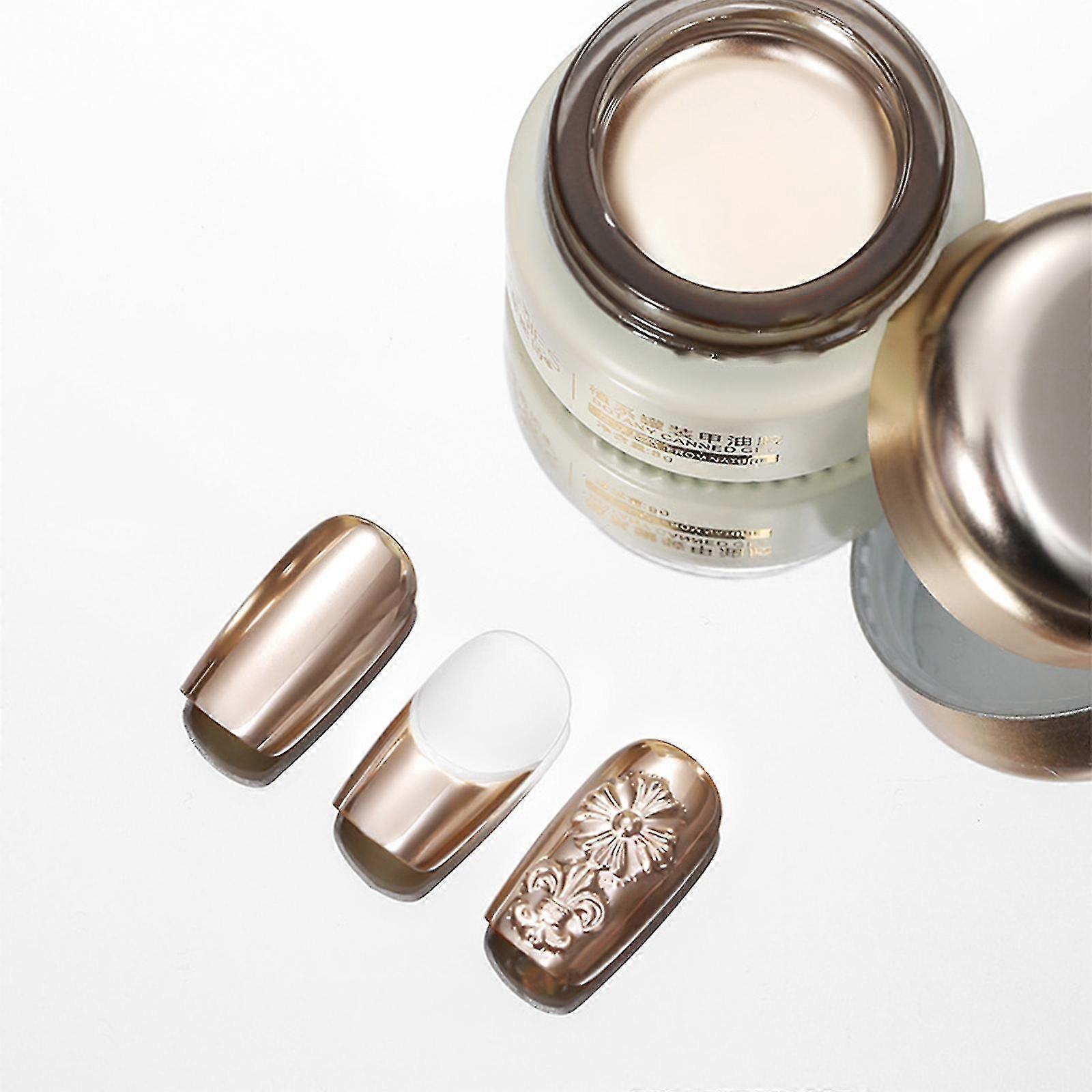 Lustro Gold Metaliczny lakier do paznokci Rysunek Żel Lakier do paznokci, Odblaskowy lakier do paznokci o wysokim połysku Soak Off UV / LED, 8g